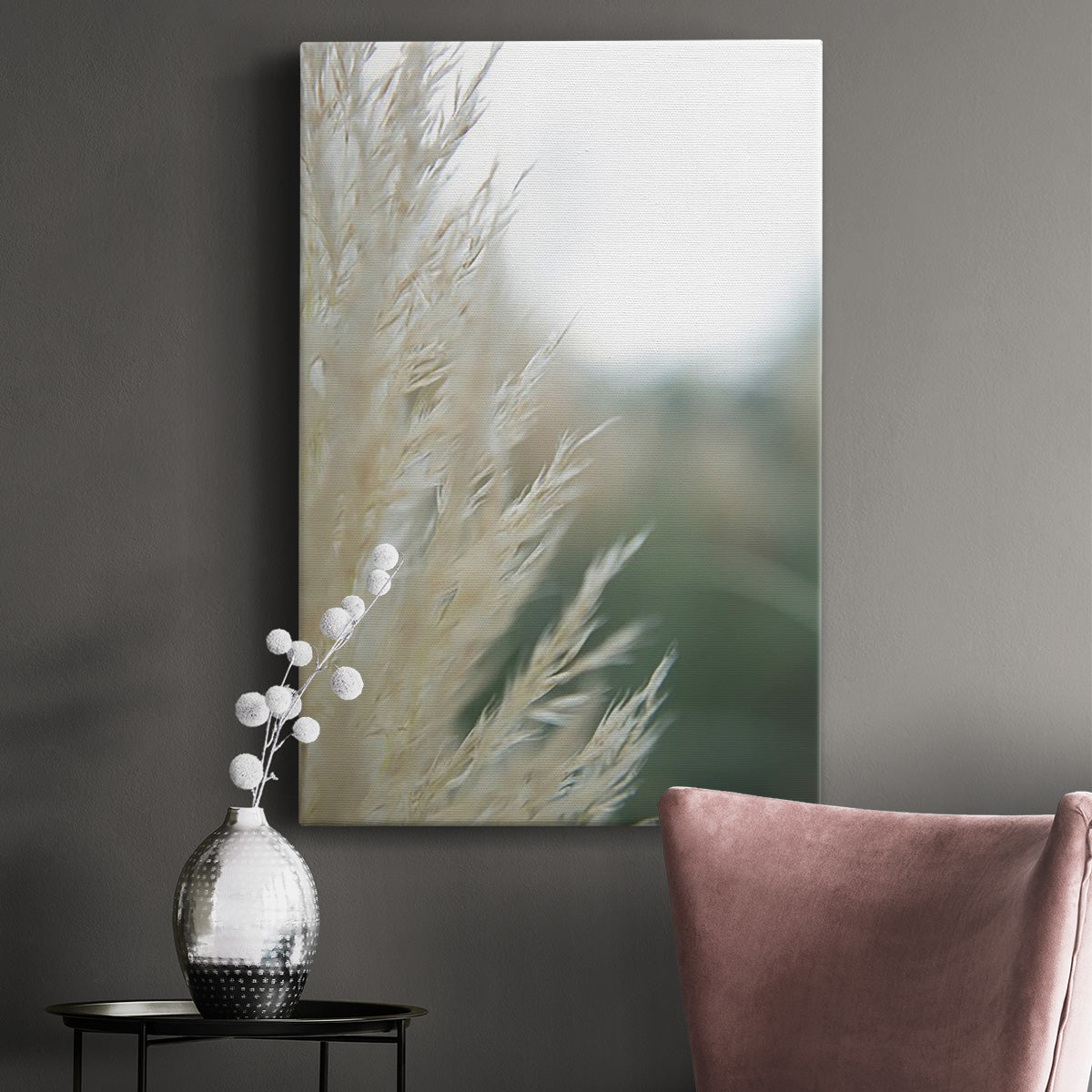 Subtle Grasses I Premium Gallery Wrapped Canvas - Ready to Hang