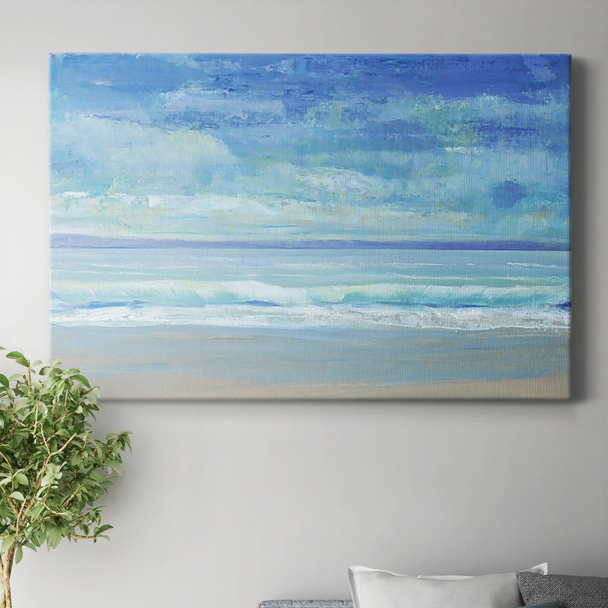 Rolling Surf II Premium Gallery Wrapped Canvas - Ready to Hang