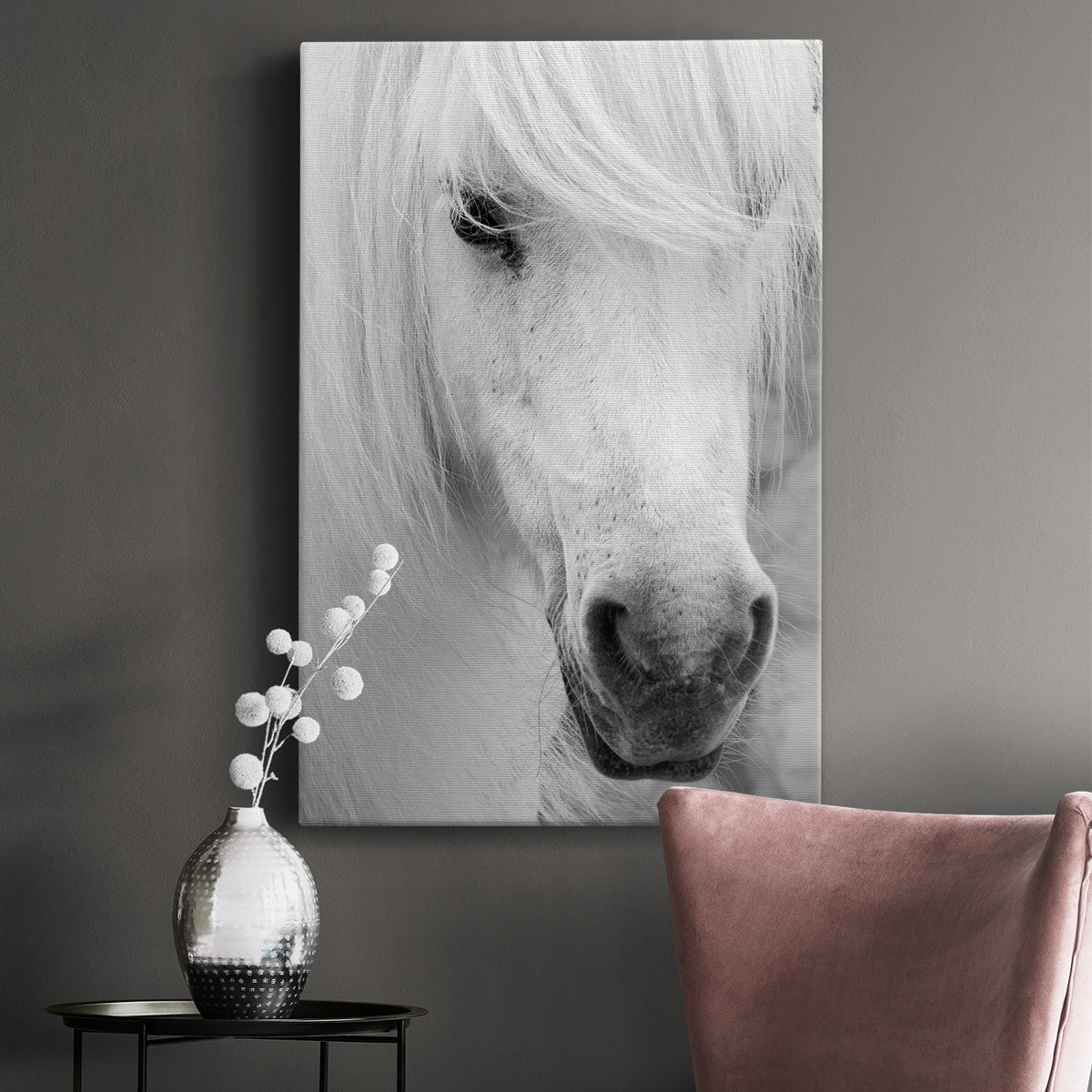 Island Pony I Premium Gallery Wrapped Canvas - Ready to Hang