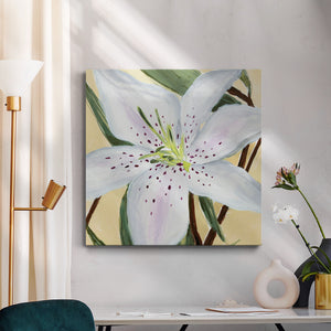 White Lily II-Premium Gallery Wrapped Canvas - Ready to Hang