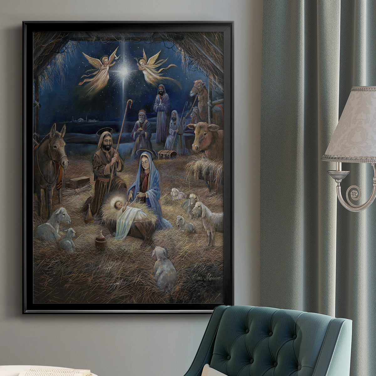 Silent Night Premium Framed Print - Ready to Hang