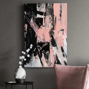 Black & Blush II Premium Gallery Wrapped Canvas - Ready to Hang