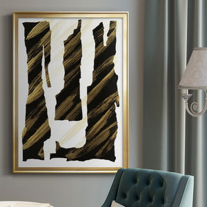 Onyx Obelisks I Premium Framed Print - Ready to Hang