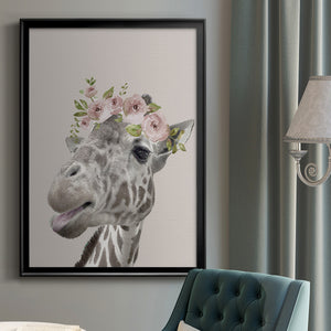 Sepia Botanical Journal I - Modern Framed Canvas Print