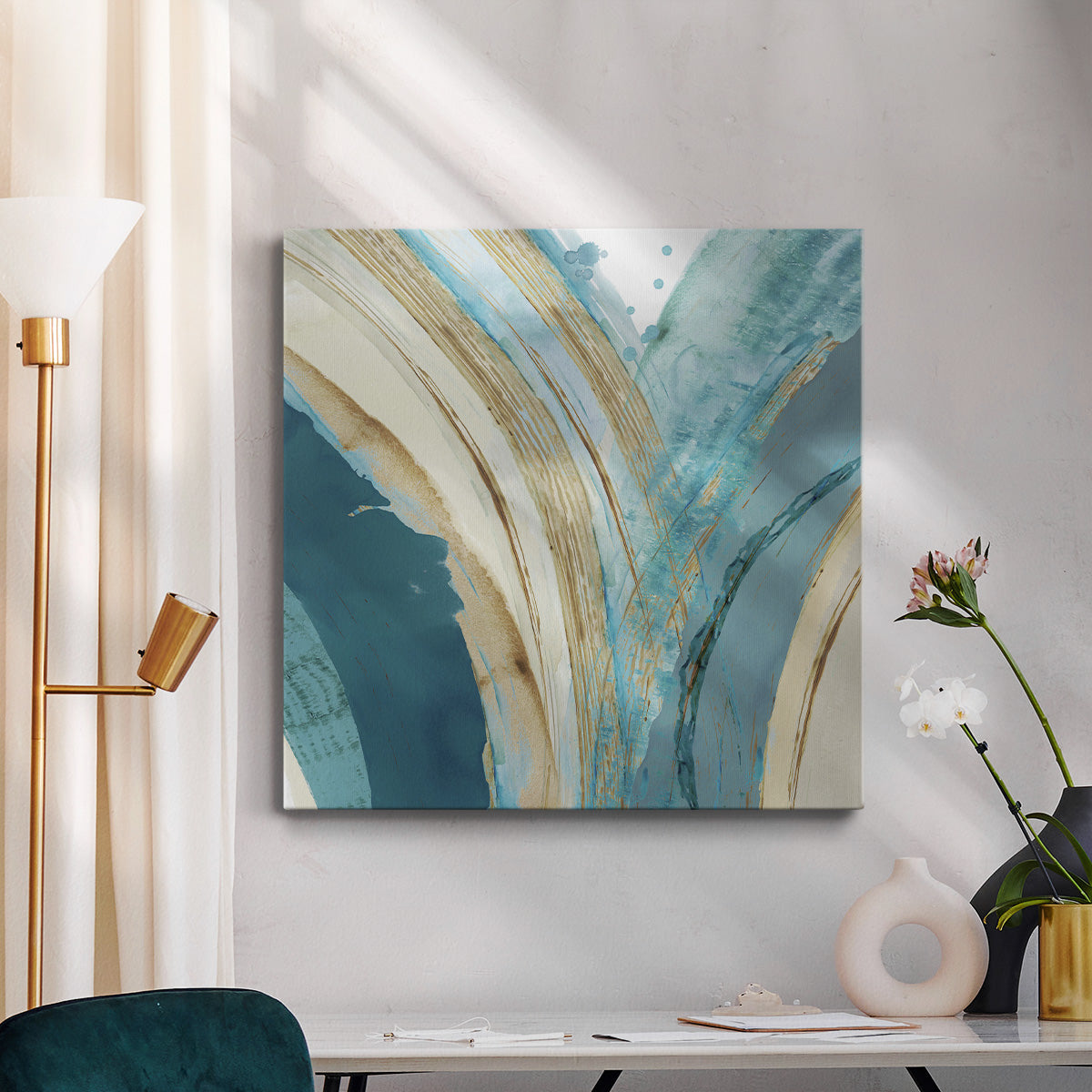 Making Blue Waves IV-Premium Gallery Wrapped Canvas - Ready to Hang