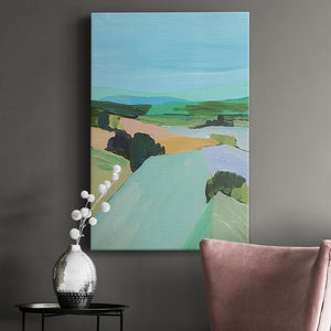 Bright Colored Countryside IV Premium Gallery Wrapped Canvas - Ready to Hang