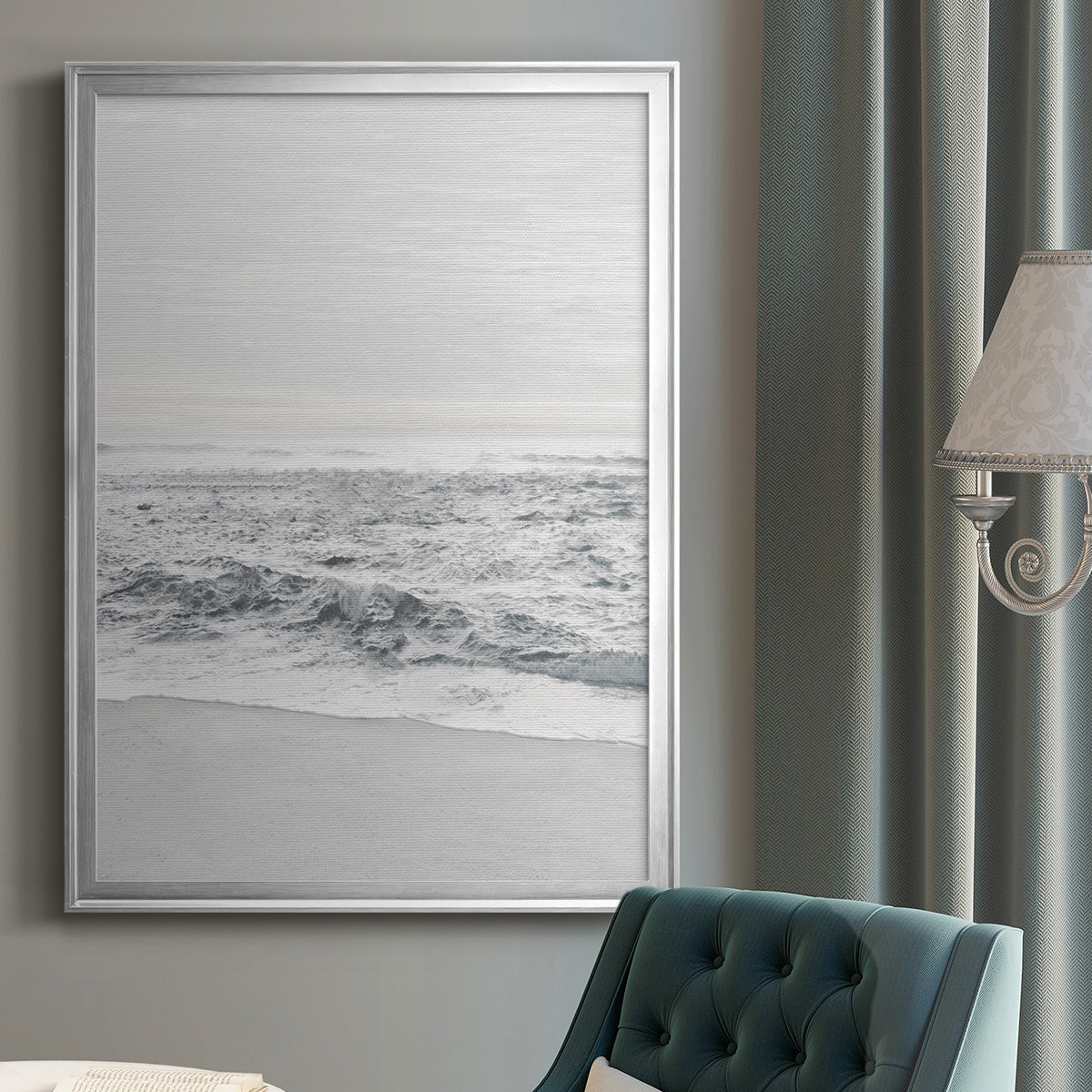 Gentle Tides II Premium Framed Print - Ready to Hang