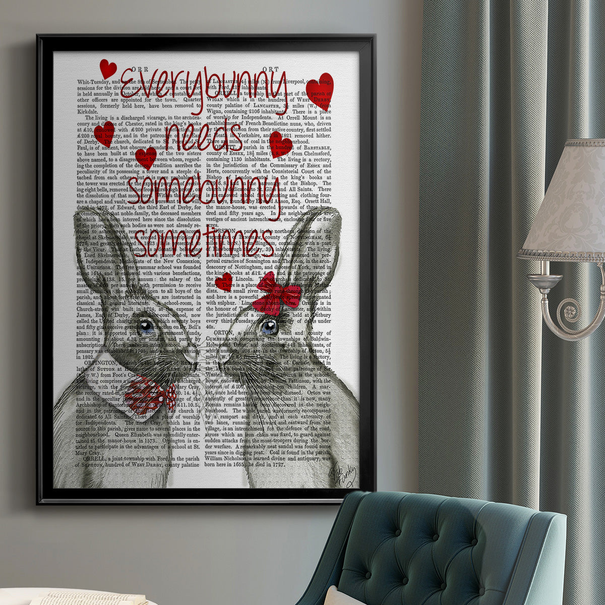 Everybunny Premium Framed Print - Ready to Hang