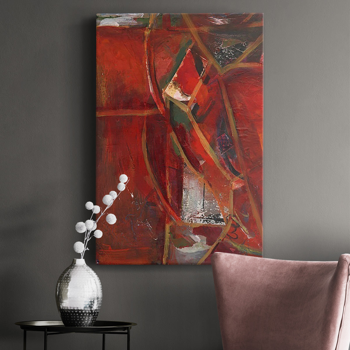 City Life II Premium Gallery Wrapped Canvas - Ready to Hang