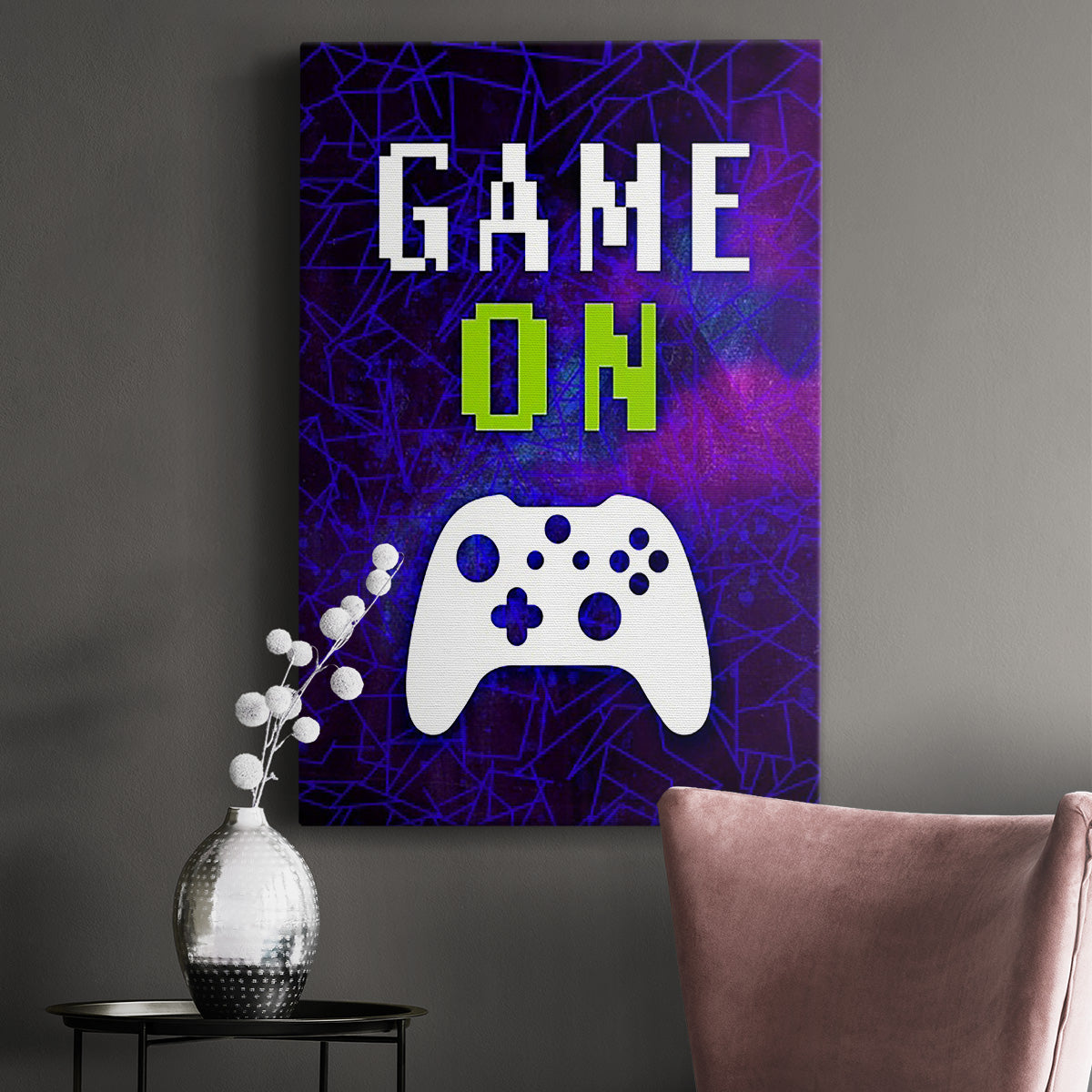 It's Game On II Premium Gallery Wrapped Canvas - Ready to Hang