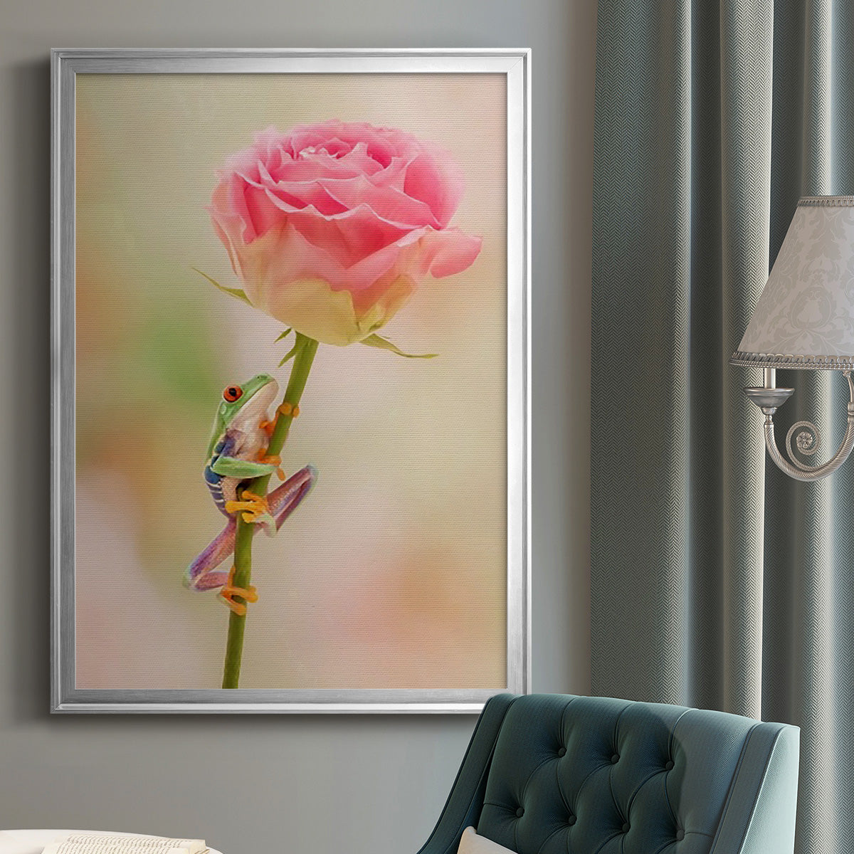 Hanging On II Premium Framed Print - Ready to Hang