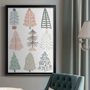 Christmas Tree Sketchbook II Premium Framed Print - Ready to Hang