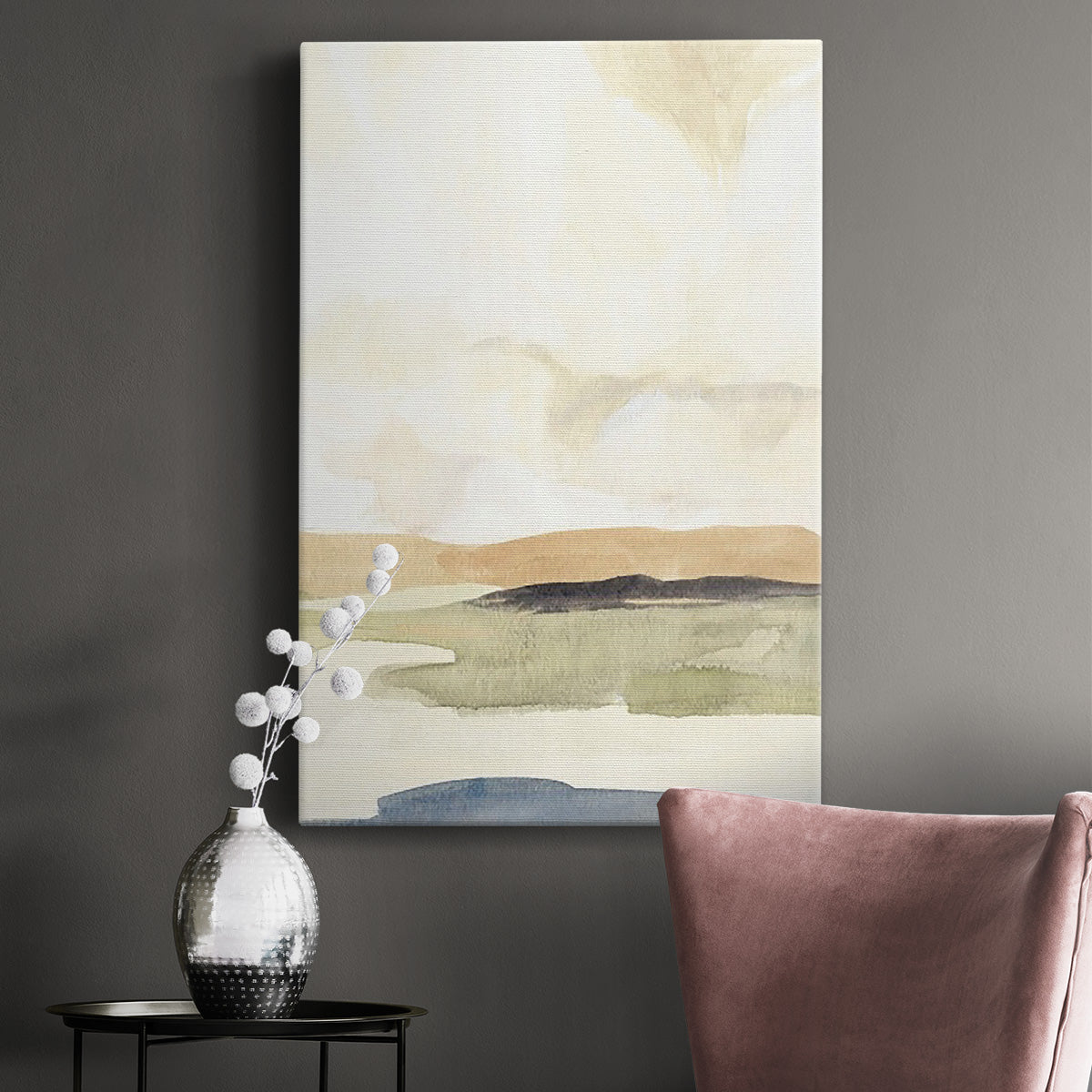 Slate Movement II Premium Gallery Wrapped Canvas - Ready to Hang
