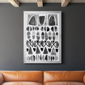 Grey Arches I Premium Framed Print - Ready to Hang