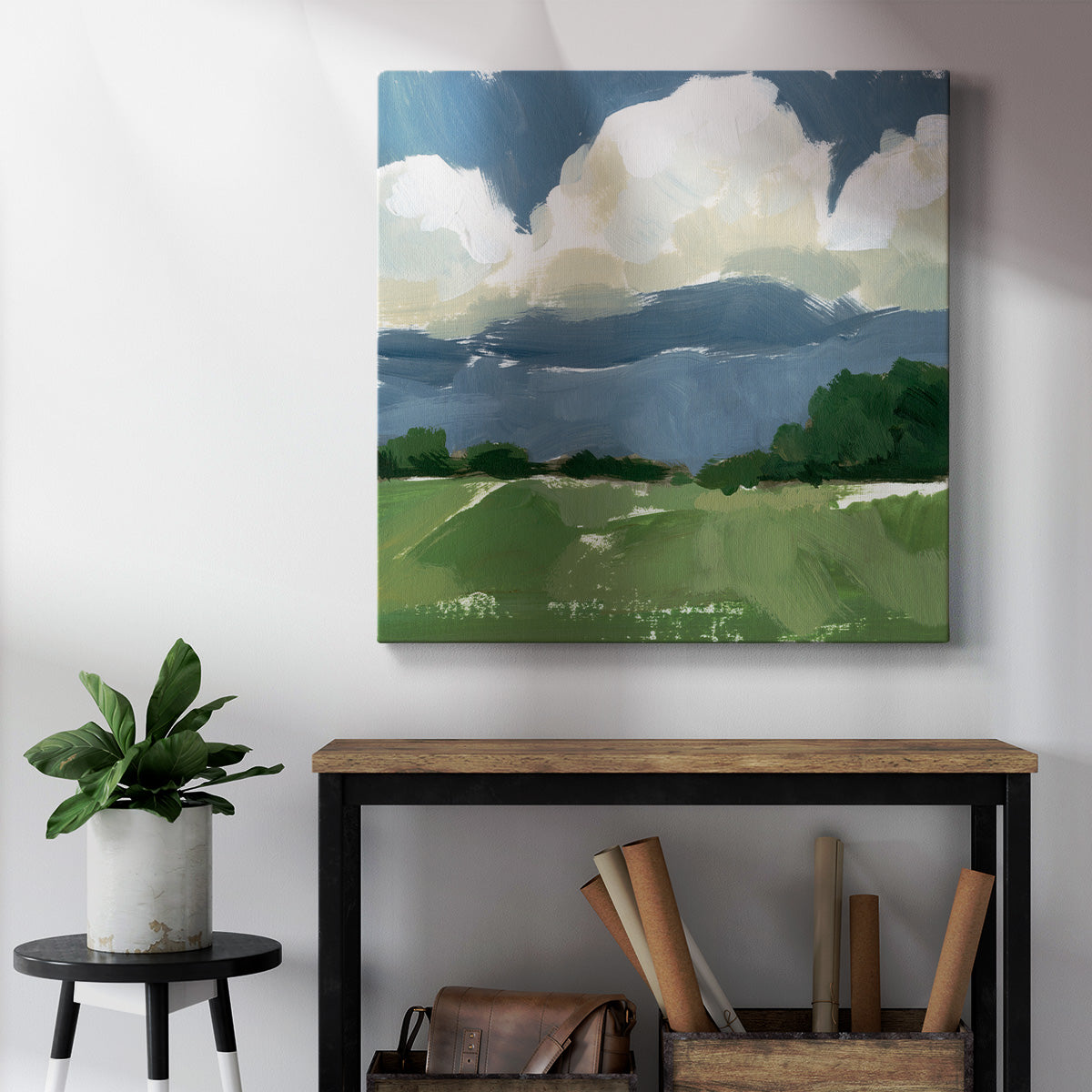 Spring Meadow Study I-Premium Gallery Wrapped Canvas - Ready to Hang