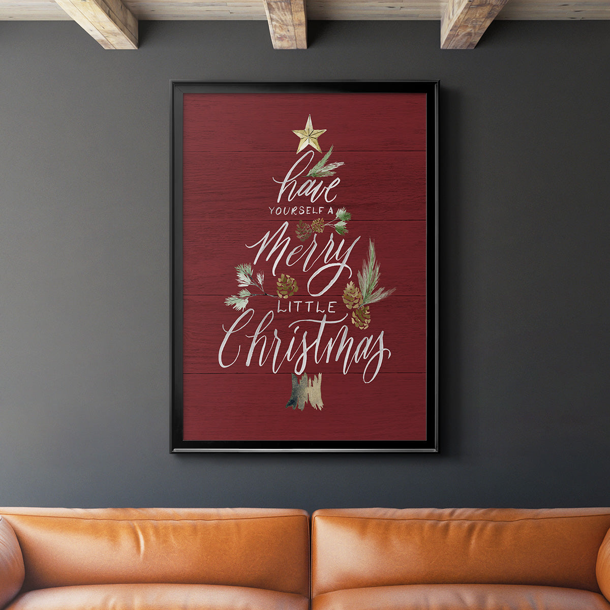 Merry Little Christmas Premium Framed Print - Ready to Hang