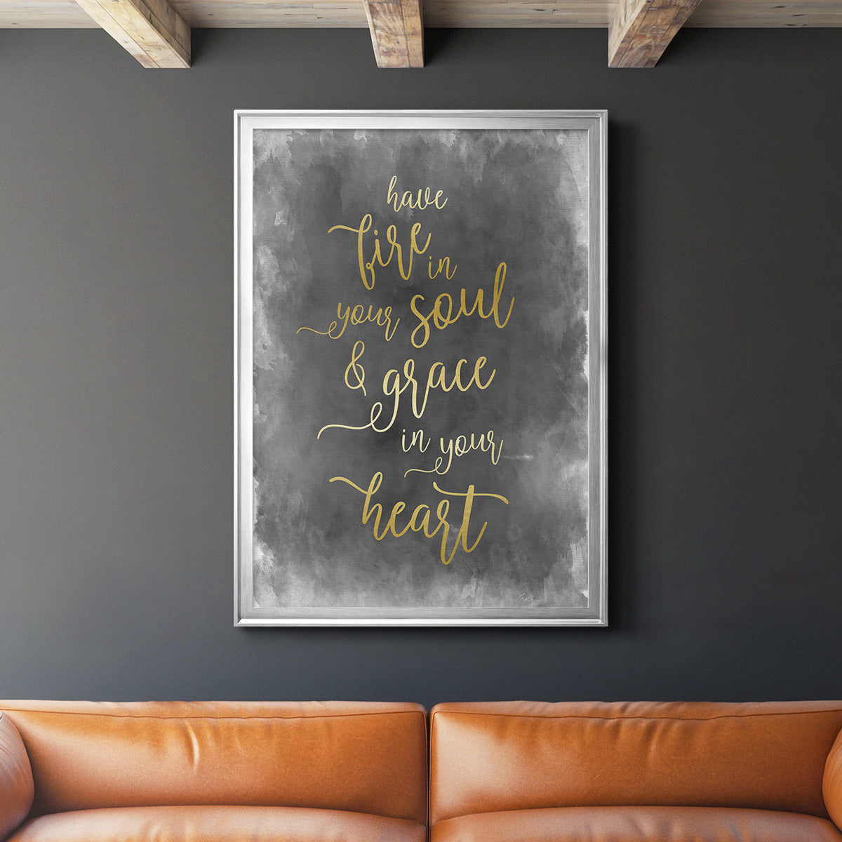 Fire in Your Soul Premium Framed Print - Ready to Hang