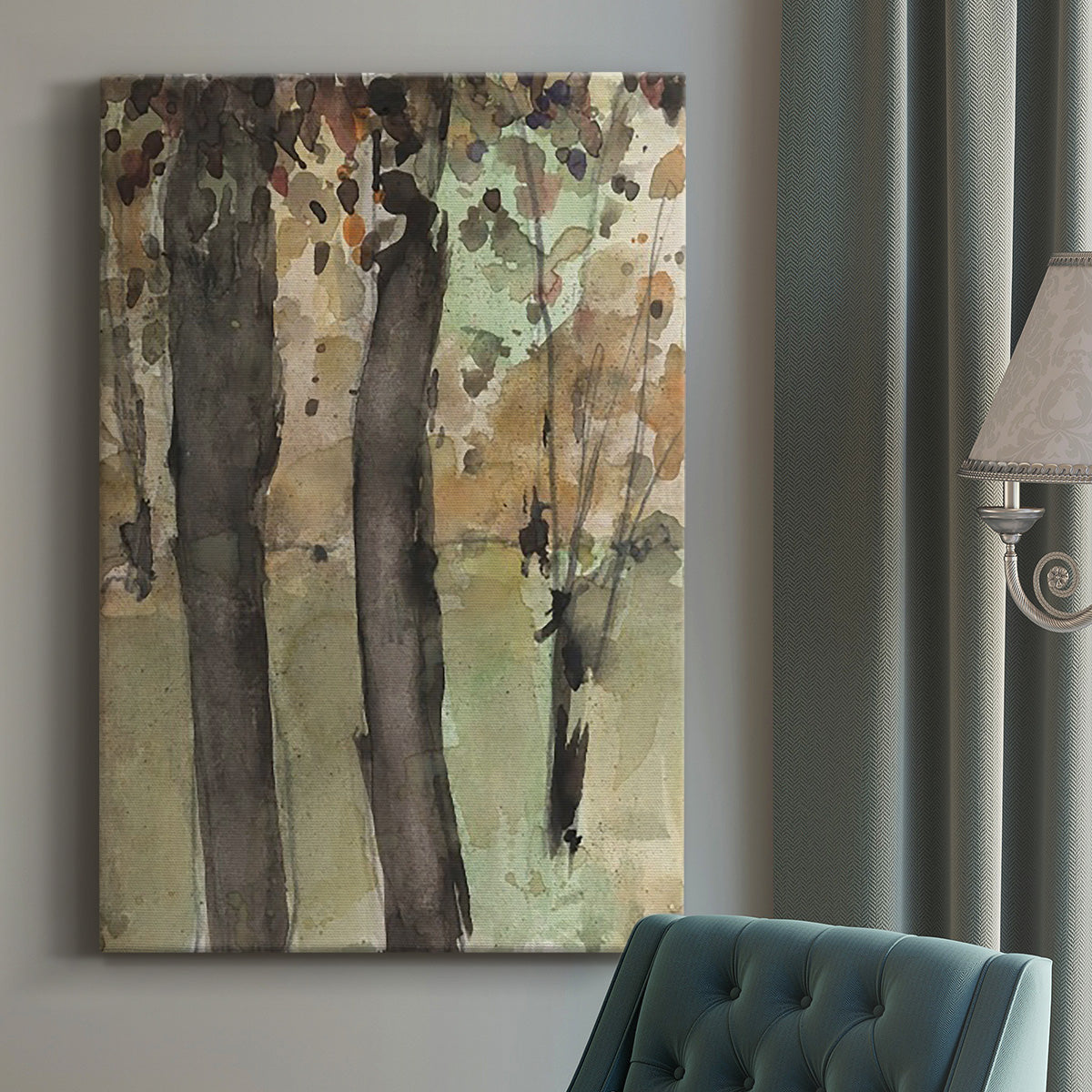 Under the Tree Confetti I Premium Gallery Wrapped Canvas - Ready to Hang