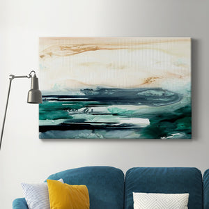 Sea Foam Flow II Premium Gallery Wrapped Canvas - Ready to Hang