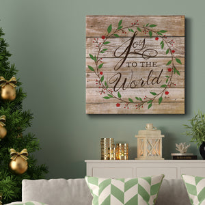 Joy To The World-Premium Gallery Wrapped Canvas - Ready to Hang