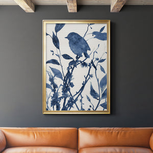 Bluebird Silhouette II Premium Framed Print - Ready to Hang