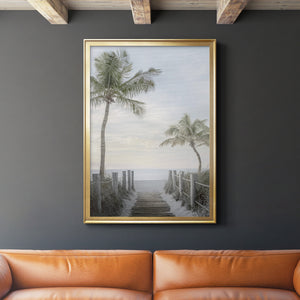 Palm Walk Premium Framed Print - Ready to Hang