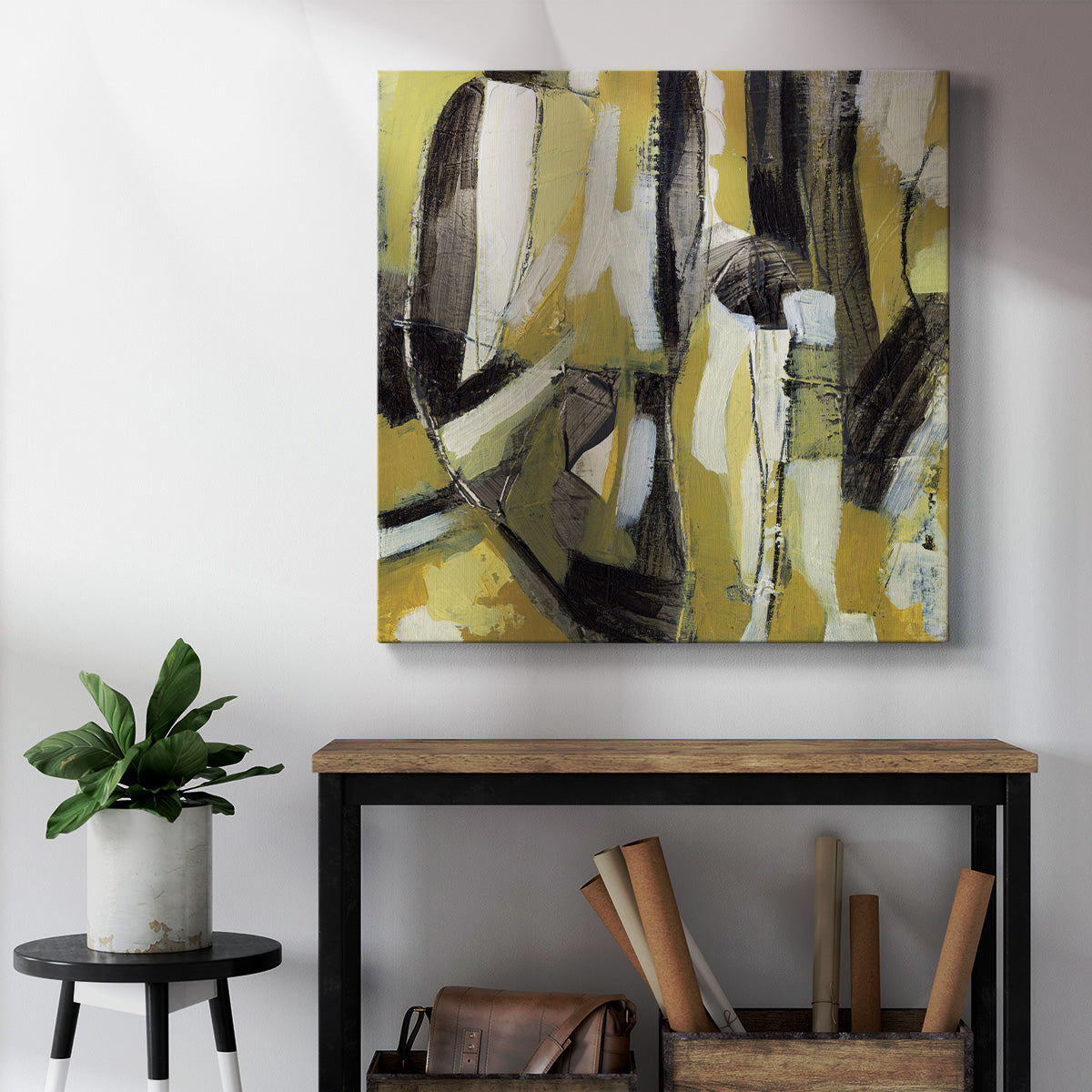 Citron Rhythm III-Premium Gallery Wrapped Canvas - Ready to Hang