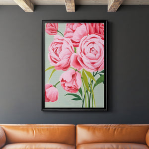 This Year's Peonies I Premium Framed Print - Ready to Hang
