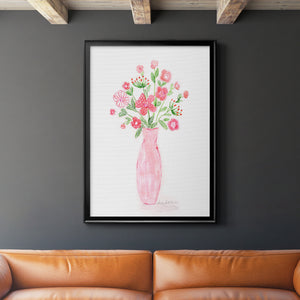 Boho Pinwheel Bouquet I Premium Framed Print - Ready to Hang