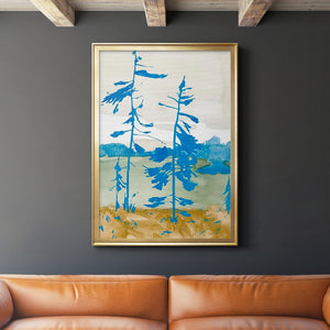 Cerulean Spruce I Premium Framed Print - Ready to Hang