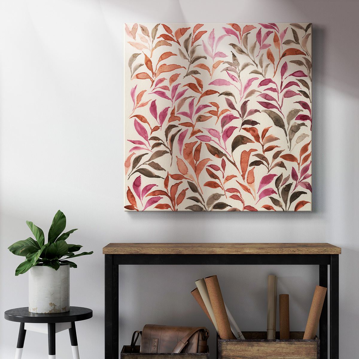 Autumn Fronds I-Premium Gallery Wrapped Canvas - Ready to Hang