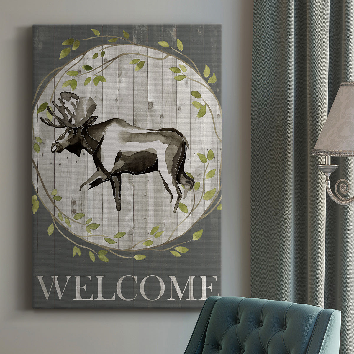 Woodland Welcome IV Premium Gallery Wrapped Canvas - Ready to Hang