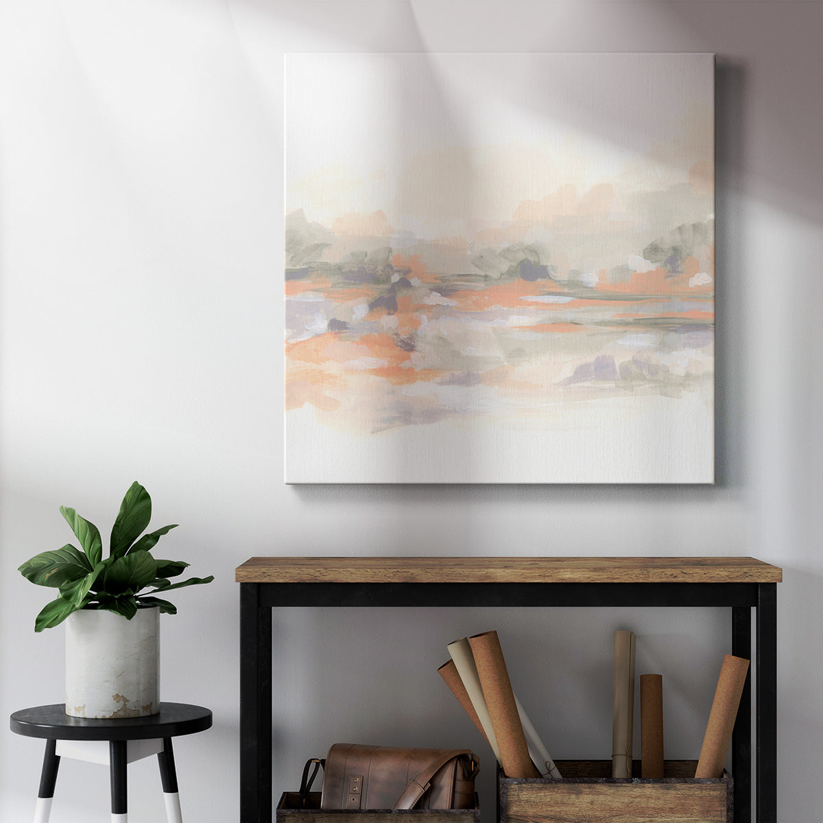 Blush Vista I-Premium Gallery Wrapped Canvas - Ready to Hang