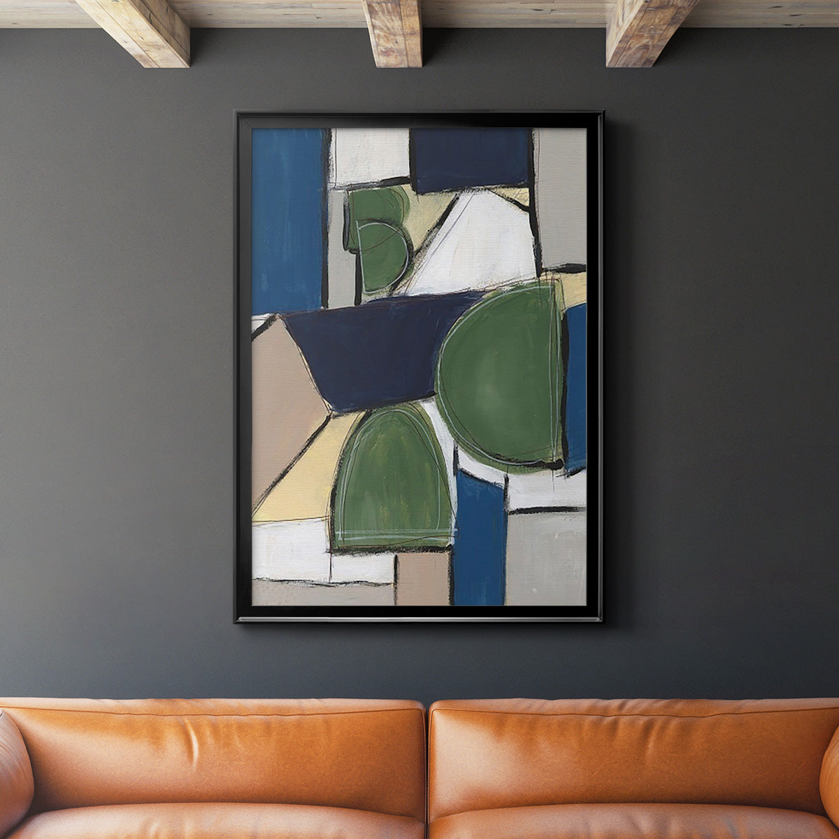 Spatial Mix II Premium Framed Print - Ready to Hang