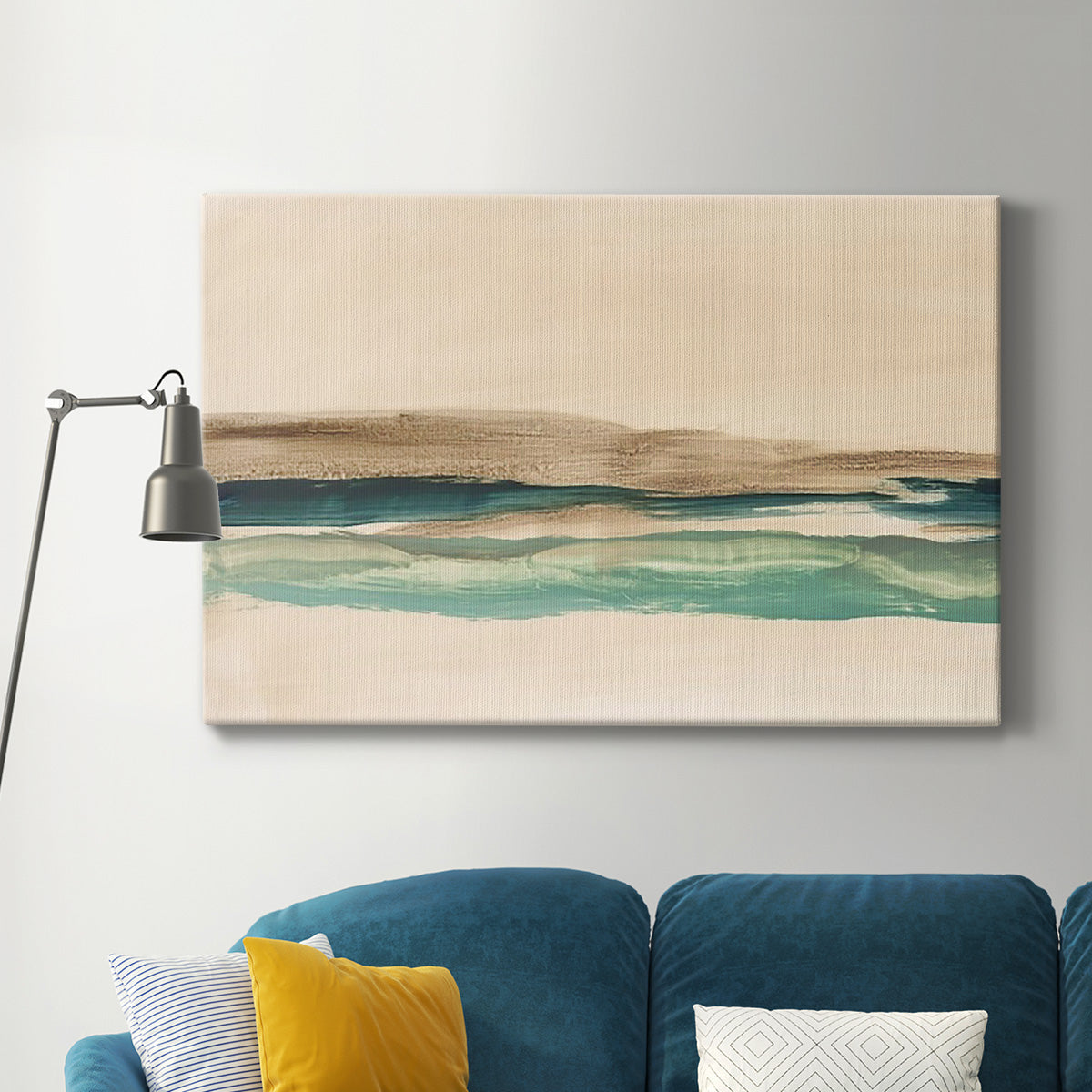 Layered Horizon I Premium Gallery Wrapped Canvas - Ready to Hang