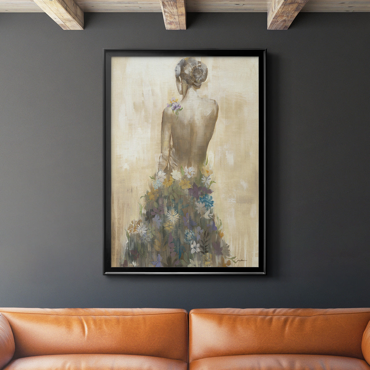 Garden Gown Premium Framed Print - Ready to Hang