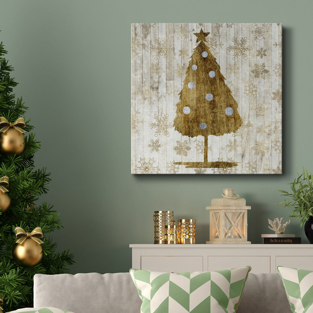Sophisticated Christmas I-Premium Gallery Wrapped Canvas - Ready to Hang