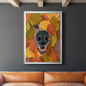 Sniffing Out Autumn Premium Framed Print - Ready to Hang