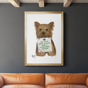 Sepia Botanical Journal I - Modern Framed Canvas Print