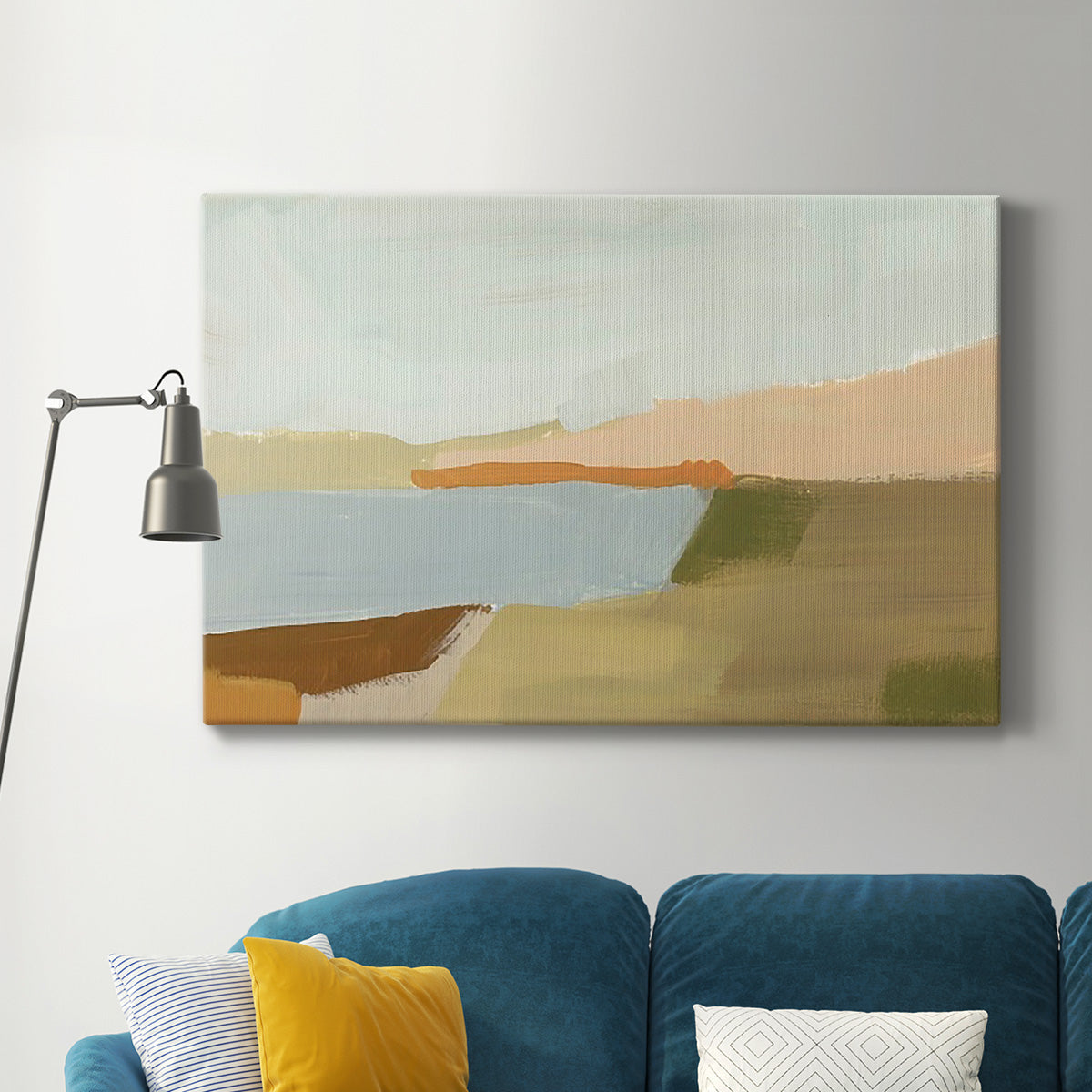 Stacked Landscape I Premium Gallery Wrapped Canvas - Ready to Hang
