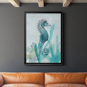 Seahorse I Premium Framed Print - Ready to Hang