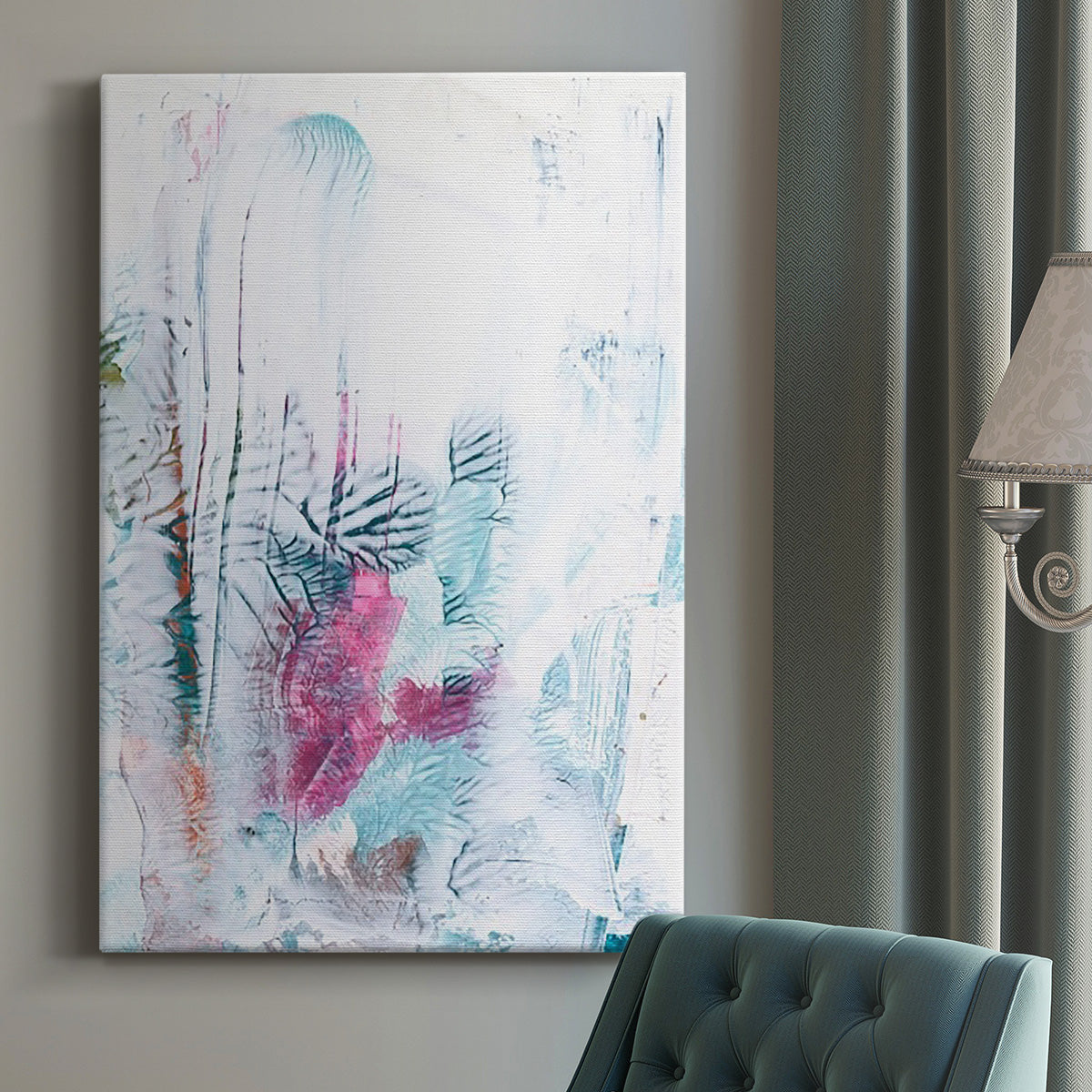 Magneta Coral I Premium Gallery Wrapped Canvas - Ready to Hang