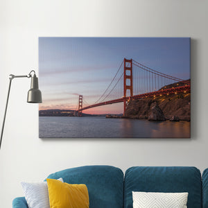 Golden Gate Span Premium Gallery Wrapped Canvas - Ready to Hang