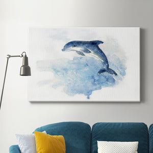 Wave Jumping Premium Gallery Wrapped Canvas - Ready to Hang