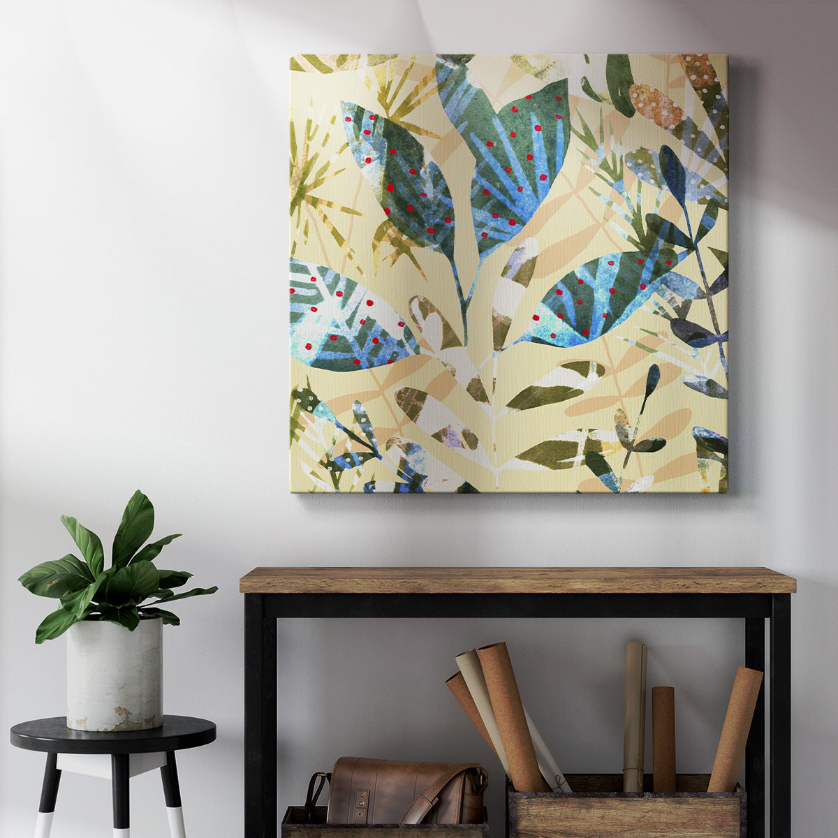 Technicolor Jungle II-Premium Gallery Wrapped Canvas - Ready to Hang