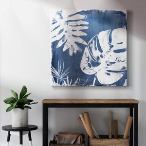 Tropical Indigo Impressions IV-Premium Gallery Wrapped Canvas - Ready to Hang
