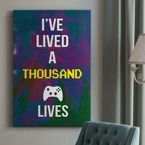 Gamer at Play I Premium Gallery Wrapped Canvas - Ready to Hang