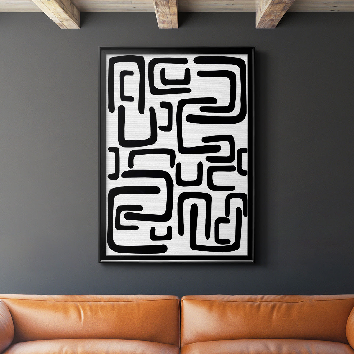 Shuffle II Premium Framed Print - Ready to Hang