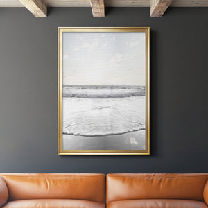 Serene Shore Premium Framed Print - Ready to Hang