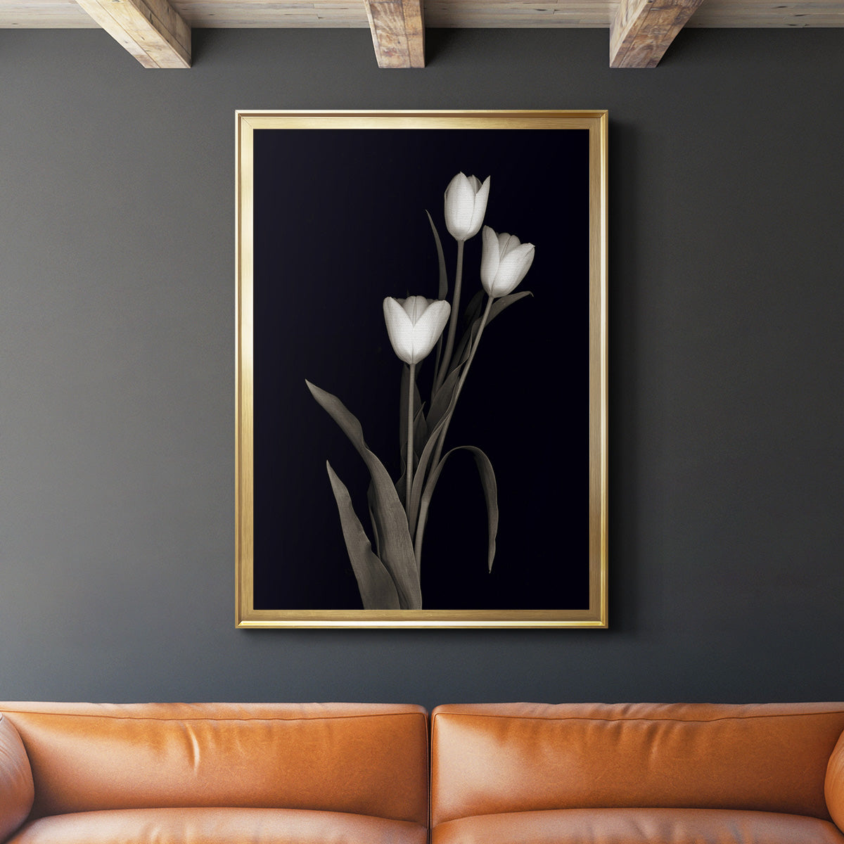 Tulip Pose I Premium Framed Print - Ready to Hang